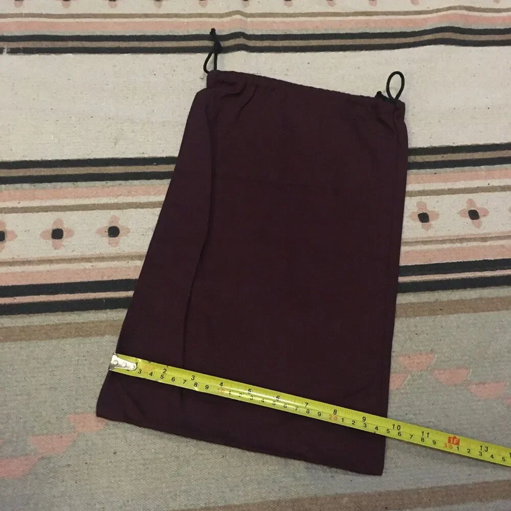 John Lobb Plum Drawstring Dustbag 15” x 9”